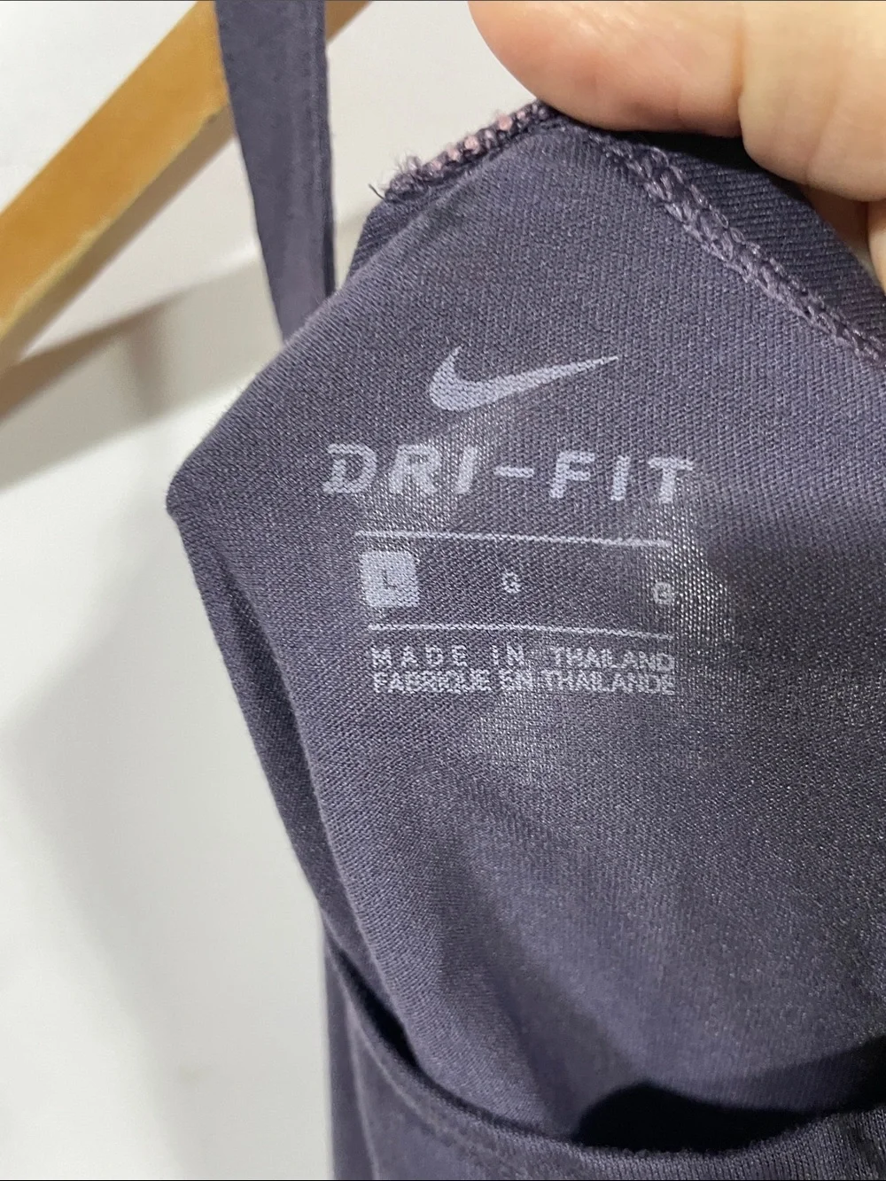 Nike Purple Racerback Tank with Pink Swoosh